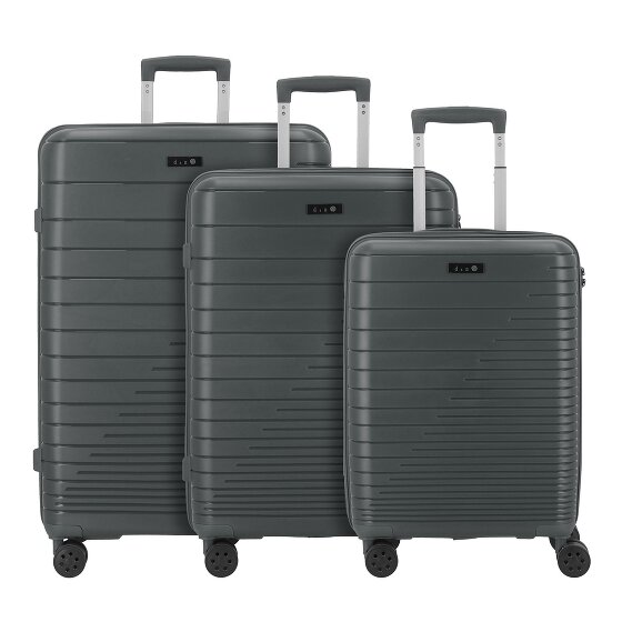 d&n Travel Line 4600 4 wheels Suitcase set 3-piece