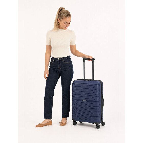 Stratic Shine 4 wheels Trolley 66 cm Expandable