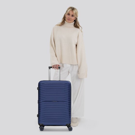 Stratic Shine 4 wheels trolley 65 cm with expansion fold