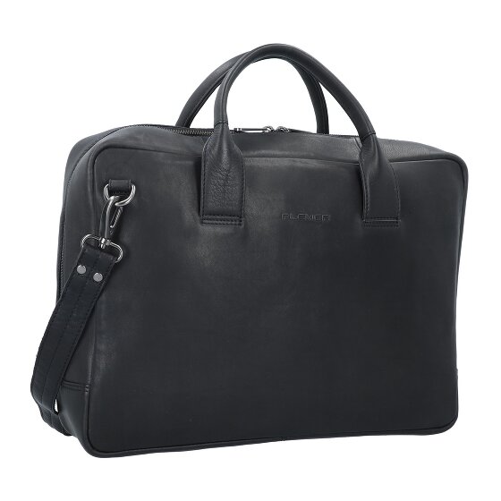 Plevier Gherkin Gherkin Briefcase Leather 40 cm Laptop compartment