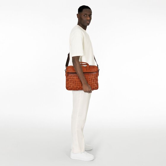 Harbour 2nd Urban Poets Briefcase Leather 40 cm Laptop compartment