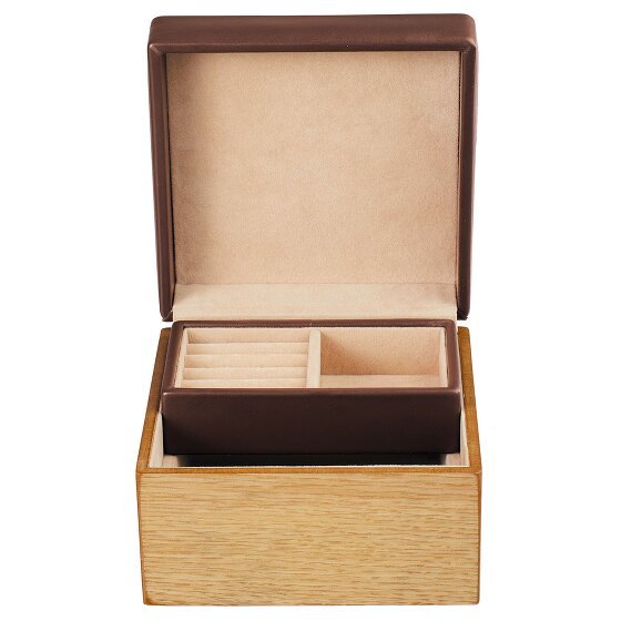 Windrose Wood jewelry box 14 cm