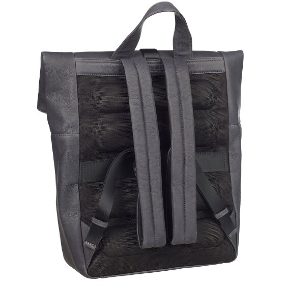 Leonhard Heyden Hague backpack leather 40 cm laptop compartment