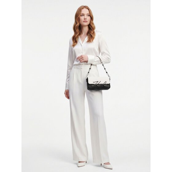 Karl Lagerfeld Signature 2.0 Shoulder Bag Genuine Leather 22 cm