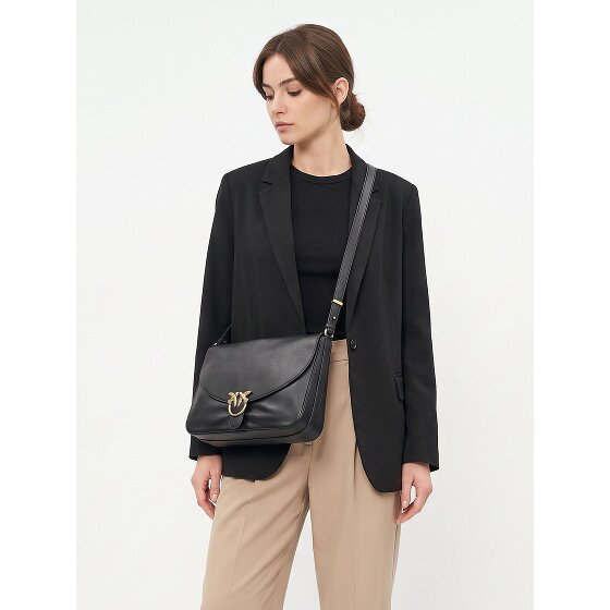 PINKO Love Satchel Big Shoulder bag Genuine Leather 36 cm