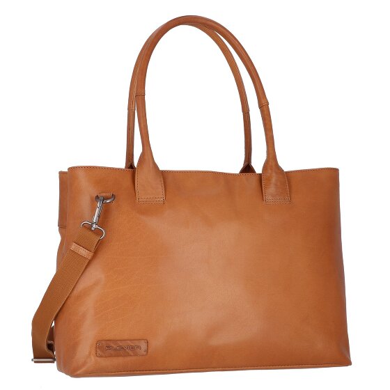 Plevier Rock Amber Shoulder Bag Leather 43 cm Laptop compartment