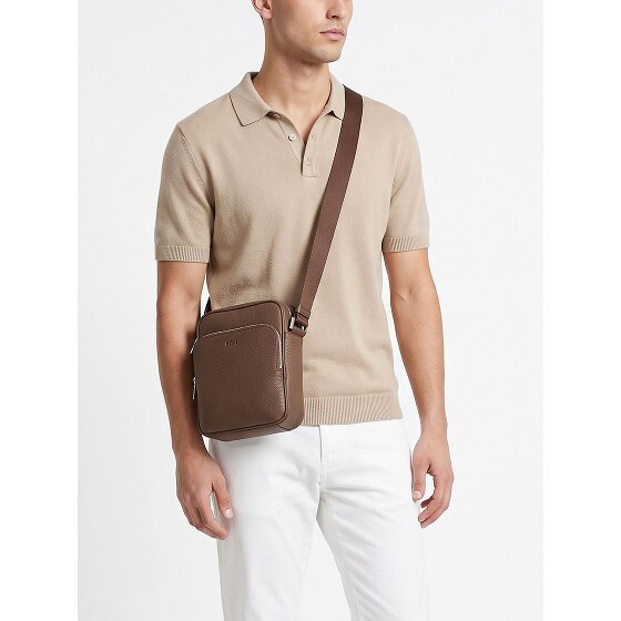 Boss New Crosstown Shoulder bag Genuine Leather 24 cm