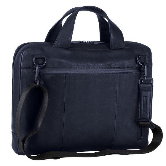 Leonhard Heyden Hague briefcase leather 38 cm laptop compartment