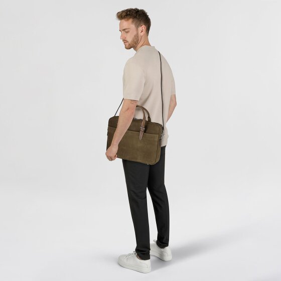 Castelijn & Beerens Nubuck Briefcase Leather 41 cm Laptop compartment