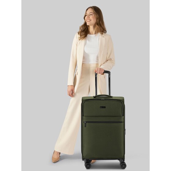 Bugatti Valencia Soft 4 wheels Trolley M 65 cm with expansion pleat