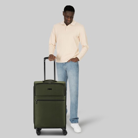 Bugatti Valencia Soft 4 wheels Trolley M 65 cm with expansion pleat