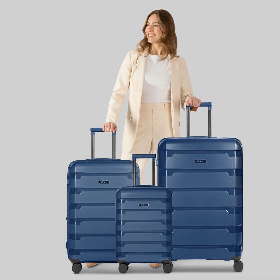 d&n South Dakota 4 wheels Suitcase set 3-piece with expansion pleat