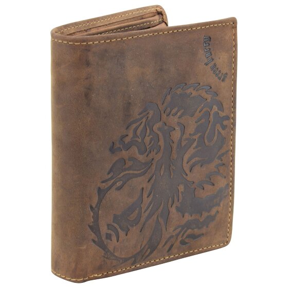 Greenburry Vintage Dragon wallet leather 10 cm