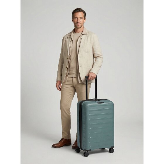 d&n Toronto 4 wheels Trolley M 65 cm with expansion pleat