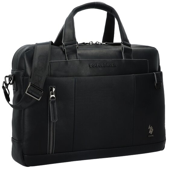 U.S. Polo Assn. Cambridge briefcase leather 45 cm laptop compartment
