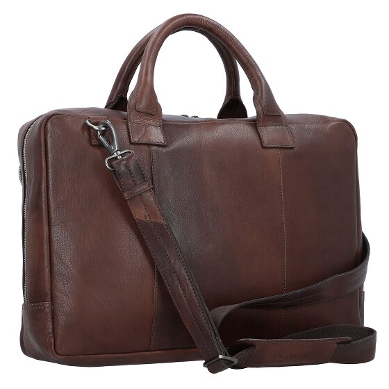 Plevier Vintage Bill Briefcase Leather 40 cm Laptop compartment