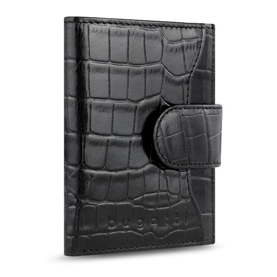 Bugatti Secure Smart Credit card case RFID protection Leather 8 cm
