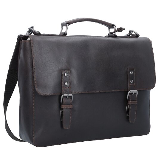 Leonhard Heyden Dakota briefcase leather 40 cm laptop compartment