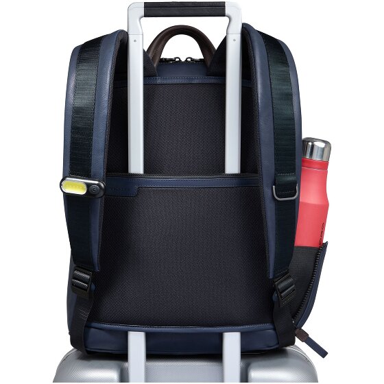 Piquadro Harper backpack RFID leather 40 cm laptop compartment