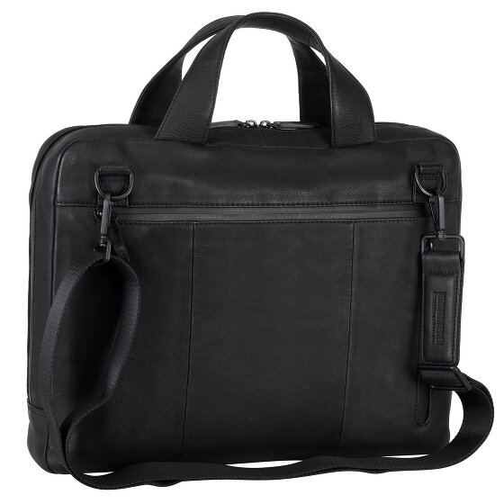 Leonhard Heyden Hague briefcase leather 38 cm laptop compartment