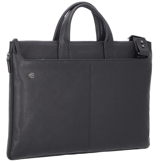 Piquadro Black Square laptop bag leather 47 cm