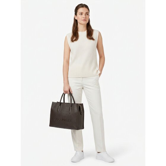 Coccinelle Myrtha Shopper Bag Genuine Leather 36 cm