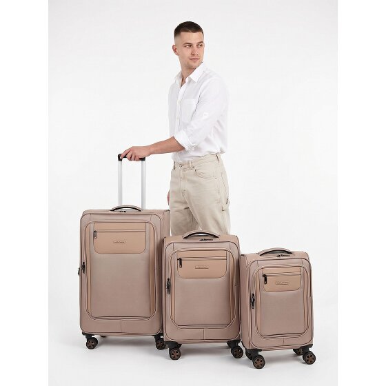 Worldpack Oxford 4 wheels Suitcase set 3-piece Expandable