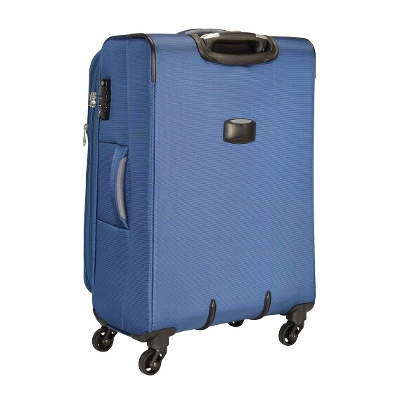 d&n Travel Line 6400 2-4 Roll Suitcase Set 3pcs.