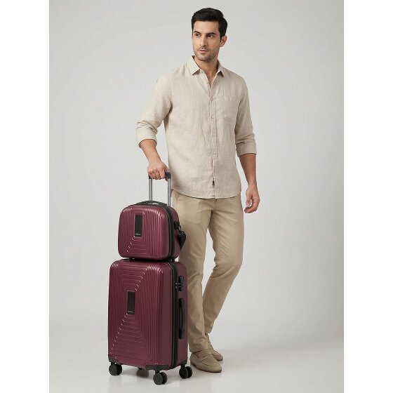 Redolz Essentials 14 suitcase set 2 pcs. cabin trolley with stretch fold & beauty case
