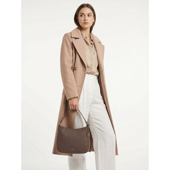 Lazarotti Bologna Leather Hobo Shoulder Bag, Leather, 27 cm