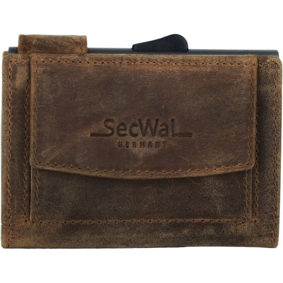 SecWal SecWal 2 credit card case wallet RFID leather 9 cm