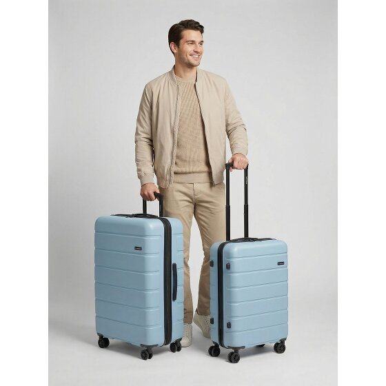 Saxoline Miami 4 wheels Suitcase set 2-piece with expansion pleat