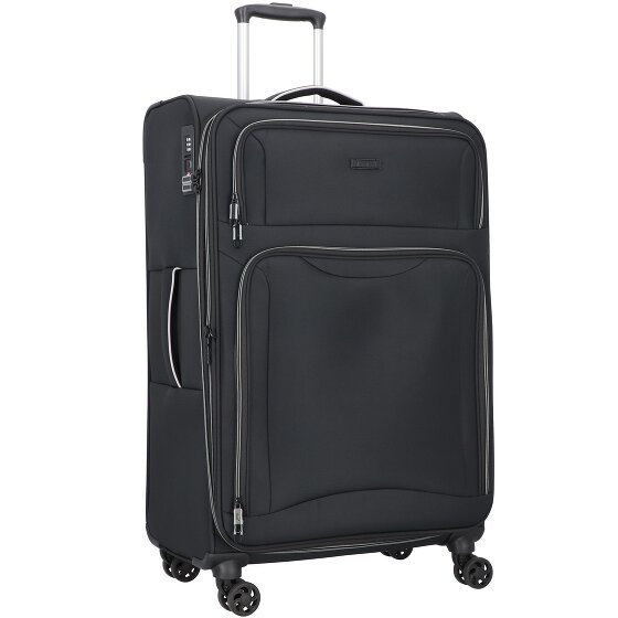 d&n Travel Line 9204 4 wheels Trolley L 76 cm with expansion pleat