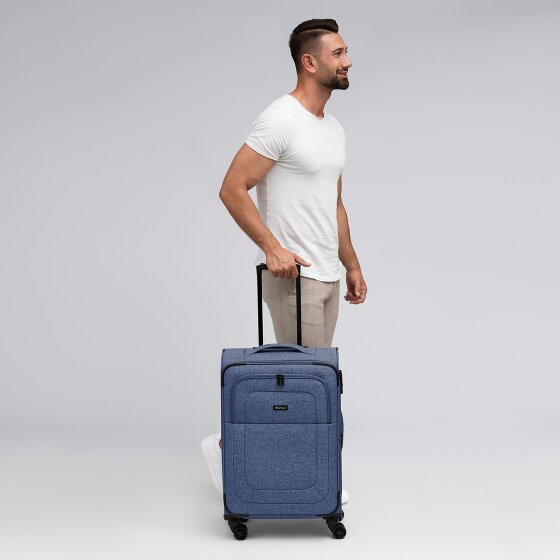 Redolz Essentials 12 MEDIUM 4-wheeled trolley 67 cm with expansion fold