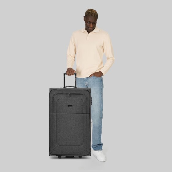 Redolz Essentials 12 2 wheels Trolley L 78 cm with expansion pleat