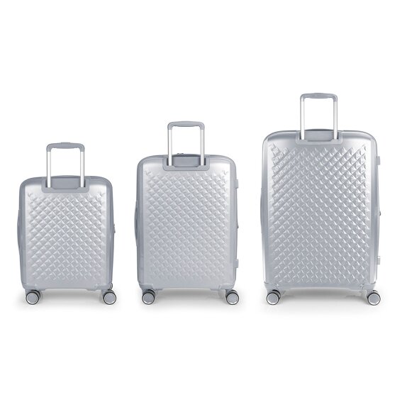 Gabol Queens 4 wheels Suitcase set 3-piece with expansion pleat