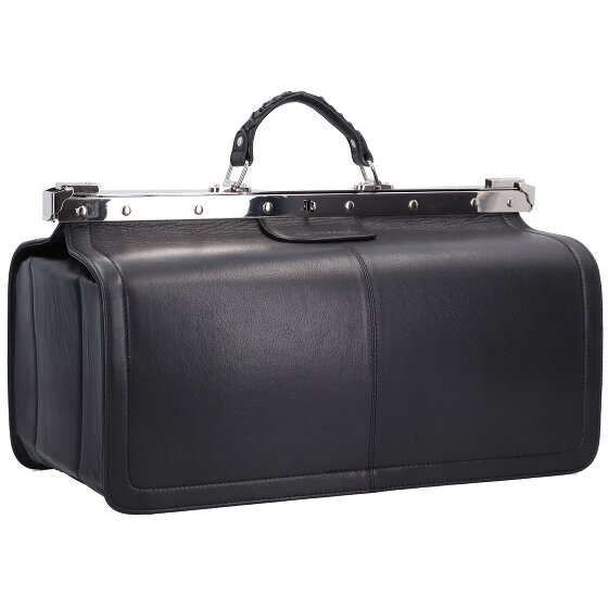 Greenland Nature Black Nappa doctor case leather 48 cm