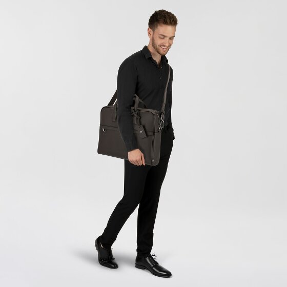 Boss Zair Briefcase Leather 40 cm Laptop compartment
