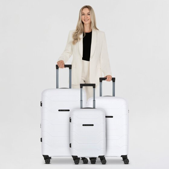 Polestream Strz by Asteroid 4 wheels Suitcase set 3-piece with expansion pleat