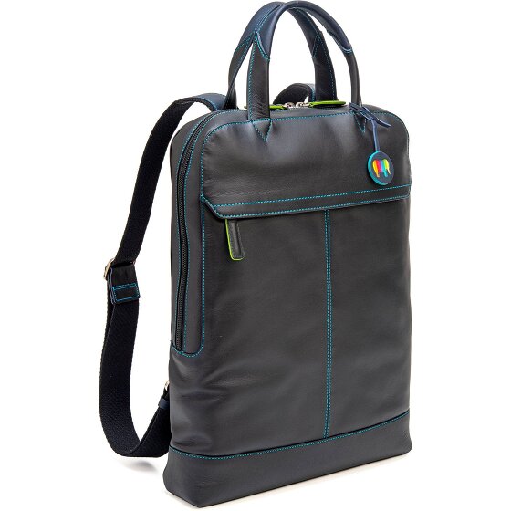 Mywalit Backpack leather 40 cm laptop compartment