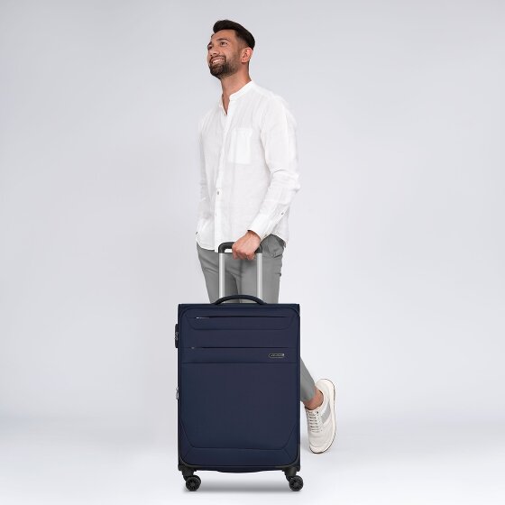 Worldpack Chicago 4 wheels Trolley M 67 cm with expansion pleat