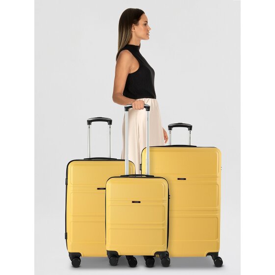 Benzi 5739 4 wheels Suitcase set 3-piece