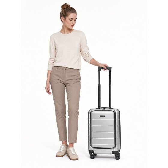 Police Dublin 4 wheels Cabin suitcase S 54 cm Laptop compartment Expandable