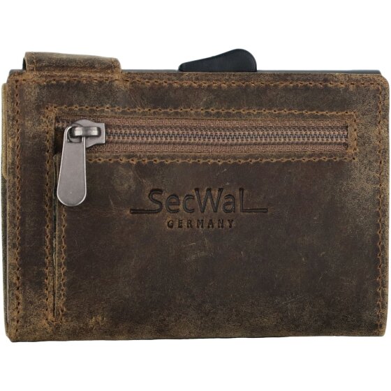 SecWal SecWal 1 credit card case wallet RFID leather 9 cm