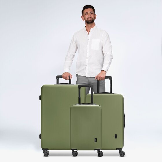 Redolz Essentials 09 3-SET 4 wheels Suitcase set 3-piece