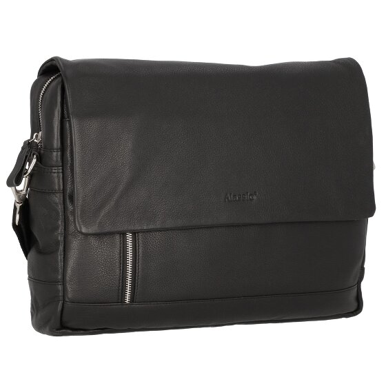 Alassio Oro Messenger leather 38 cm laptop compartment