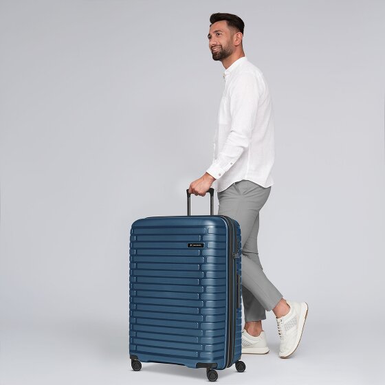 Pactastic Collection 04 THE LARGE + 4 wheels Trolley L 75 cm with expansion pleat