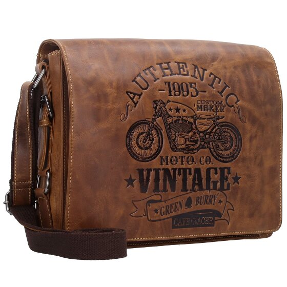 Greenburry Vintage Cafe Racer Messenger Leather 33 cm Greenburry Vintage Cafe Racer Messenger Leather 33 cm