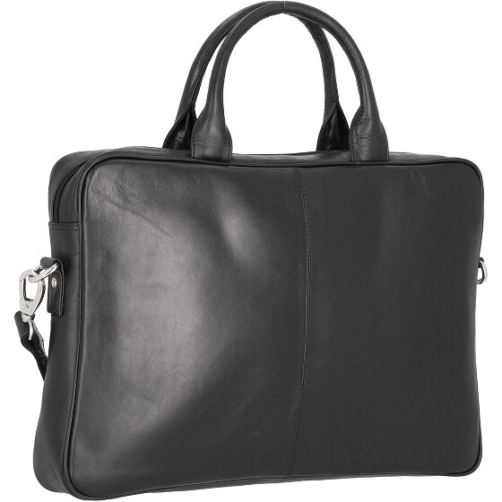 Dermata Briefcase leather 39 cm laptop compartment