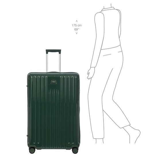 Bric's Positano 4 wheels Trolley 82 cm with expansion pleat